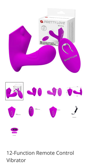 12-Function Remote Control Vibrator