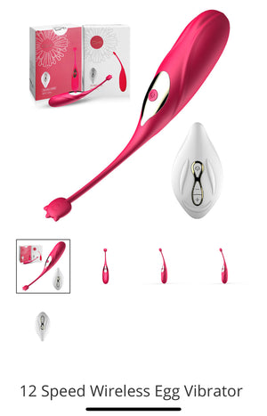 12 Speed Wireless Egg Vibrator