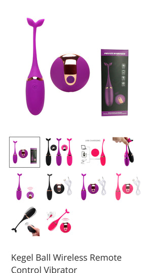 Kegel Ball Wireless Remote Control Vibrator