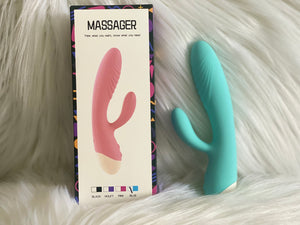 Female 7 Speed Silicone Vibrator Dildo